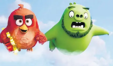  ??  ?? Birds and pigs join forces in ‘The Angry Birds Movie 2’.