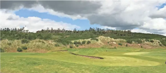  ?? PHOTOS BY KIM HJELMGAARD, USA TODAY ?? Donald Trump has big plans for his Internatio­nal Golf Links in Balmedie, Scotland, but those plans have run into some resistance from the locals.