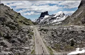  ??  ?? The South Tyrol cycling route – not for the faint-hearted Picture: PA