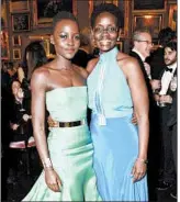  ?? JON FURNISS/INVISION ?? Lupita Nyong’o and her mother, Dorothy, in 2014.