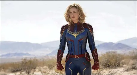  ?? CHUCK ZLOTNICK /MARVEL STUDIOS ?? Brie Larson stars in “Captain Marvel.”