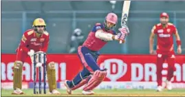  ?? HT PHOTO ?? Yashasvi Jaiswal was adjudged Player of the Match after scoring 68 off 41 balls against Punjab Kings at the Wankhede Stadium on Saturday.