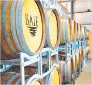 ??  ?? Baie Wines is among more than 20 local wineries that will take part in July’s Winter Shiraz Weekend.