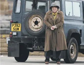  ??  ?? Brenda Blethyn filming an episode of Vera in Hartlepool