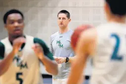  ??  ?? Tonight at High Point, Dane Fischer will coach his first game for William & Mary, which had been under the direction of Tony Shaver since 2003.