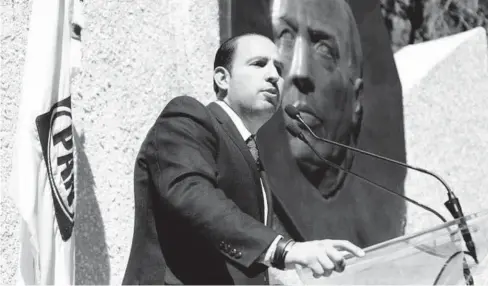  ?? FOTO: REFORMA ?? > El presidente del PAN, Marko Cortés, hace llamado al presidente Andrés Manuel López Obrador.