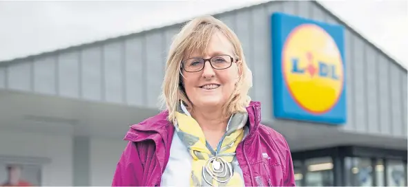  ??  ?? Jane Clark suffered a brain aneurysm in a Lidl car park.