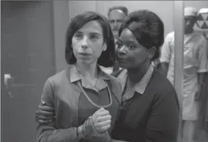  ?? FOX SEARCHLIGH­T PICTURES, THE ASSOCIATED PRESS ?? Sally Hawkins, left, and Octavia Spencer in a scene from the film “The Shape of Water.”