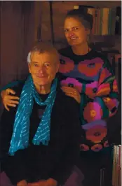 ??  ?? Kaffe Fassett and Erin Lee Gafill Have recently released tHe book “Color Duets.”