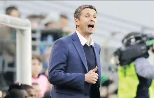  ?? TED S. WARREN/THE ASSOCIATED PRESS ?? Impact head coach Rémi Garde has made sweeping changes to the Montreal lineup and has put a new emphasis on fitness and sound defensive play.