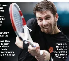  ?? ?? TON UP: Norrie in Paris on the way to his 100th Tour win