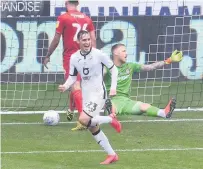  ??  ?? NAILED IT Connor Roberts gave Swansea all three points