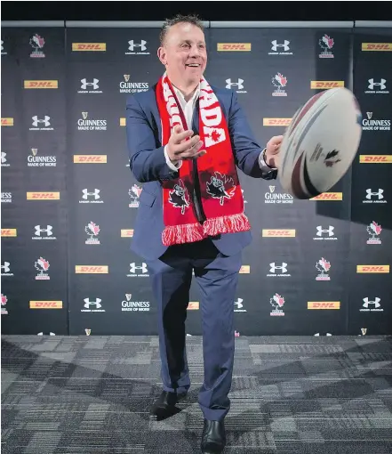  ??  ?? Canada head coach Kingsley Jones says defence and discipline will be key for the national rugby team in its World Cup qualifying series against Uruguay, which kicks off Saturday at B.C. Place. — CP FILES