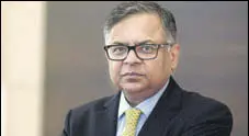  ?? MINT/FILE ?? N. Chandrasek­aran, chairman, Tata Sons