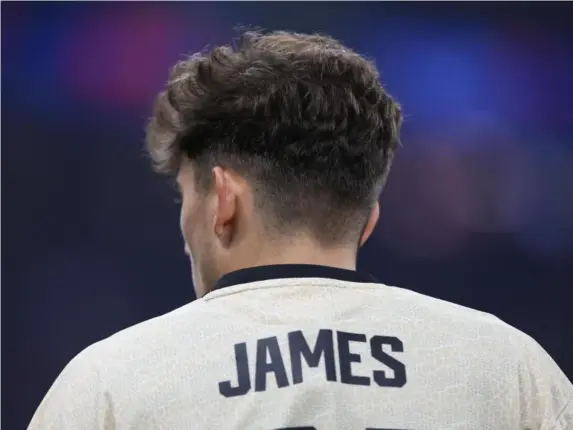  ?? (Getty) ?? James’ move to United came at a difficult time