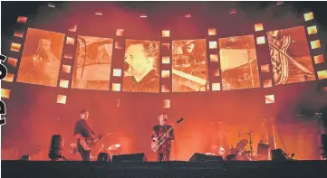  ??  ?? Ed O’Brien and Yorke of Radiohead perform during the Austin (Texas) City Limits, on Oct 6, 2016. — AFP file photo