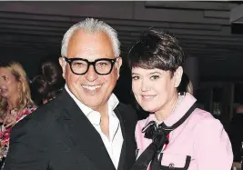  ??  ?? Joe Mimran and Kimberley Newport-Mimran