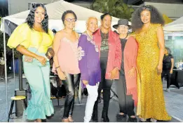  ?? ?? From left: 2024 QORIHC queens, Press Kay and Marcia Deans; Myrna Hague; tribute queen, Jackie Knight; 2024 queen, Mary Isaacs; and founder Laurell Nurse.