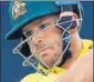  ?? REUTERS ?? Aaron Finch shone with the bat once again.