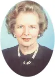  ??  ?? Margaret Thatcher, 1925–2013