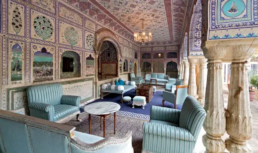  ?? ?? Peter Fulton likes India’s stunning palace hotels such as Samode Palace.
Mongolia is on the wish list of the hospitalit­y veteran.