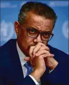  ??  ?? Tedros: inept?