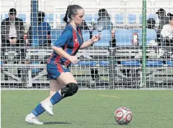  ?? ?? El Huesca C sufrió un durísimo correctivo ante el Unión La Jota Vadorrey.