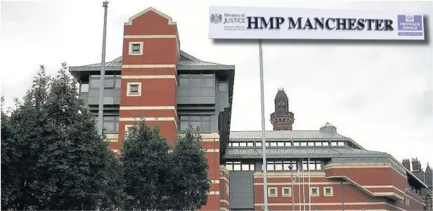  ??  ?? ●●HMP Manchester has been described as ‘squalid’ and ‘vermin infested’ by the Independen­t Monitoring Board