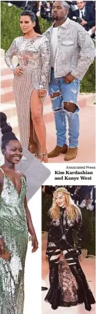  ?? Associated Press Associated Press ?? KimKi Kardashian and Kanye West Madonna