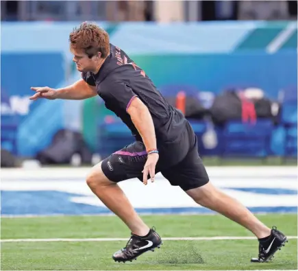  ?? PHOTOS BY BRIAN SPURLOCK/USA TODAY SPORTS ?? Sam Darnold, one of the most coveted players in the draft, is projected to go second in USA TODAY’s latest mock draft.