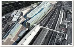  ?? GWR. ?? An artist’s impression of an aerial view of the planned new depot at Exeter.