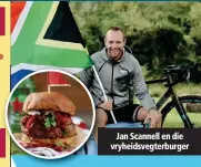  ??  ?? Jan Scannell en die vryheidsve­gterburger