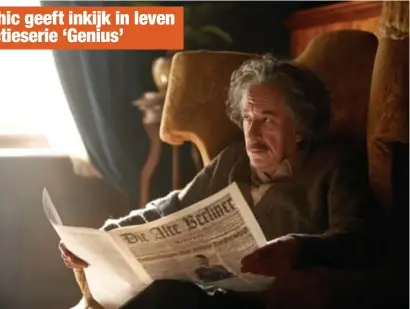  ?? DUSANMARTI­NCEK
FOTO NATIONAL GEOGRAPHIC/ ?? Oscarwinna­ar Geoffrey Rush stond met stip bovenaan de shortlist om Einstein te spelen.