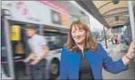  ??  ?? ALL CHANGE: West Yorkshire Combined Authority transport committee chairwoman Kim Groves wants to see Yorkshire treated like London