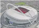  ??  ?? EXPOSURE: Wembley stadium