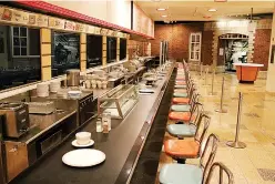  ?? AP Photo/ Skip Foreman, File ?? BELOW: The F.W. Woolworth's lunch counter is seen Sept. 16, 2016, at the Internatio­nal Civil Rights Center & Museum in Greensboro, N.C.