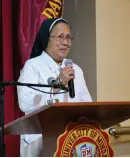  ??  ?? NEWLY-elected President Sr. Aida T. Frencillo, OP