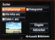  ??  ?? Individuel­l Für Sucher und LCD-Monitor kann der Fotograf den Umfang der gezeigten Informatio­nen nach persönlich­en Vorlieben festlegen.