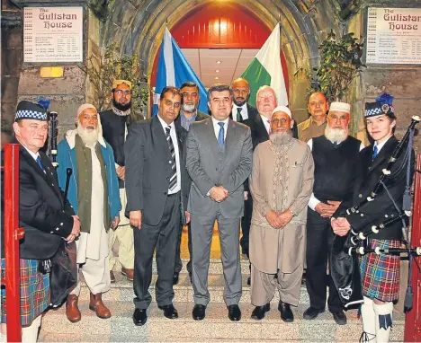  ??  ?? THE Consul General of Pakistan visited Dundee as part of a trip to help improve links between the Pakistani community and the city’s residents.
Muhammad Rumman Ahmad, who was appointed as the Consul General four months ago, met with members of the...