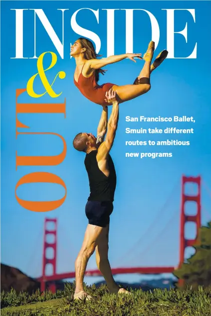  ?? CHRIS HARDY — SMUIN CONTEMPORA­RY BALLET ?? Tess Lane and Max van der Sterre will perform as part of the “Smuin al Fresco” dance series in Orinda and San Francisco Sunday-May 28.