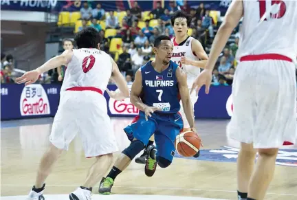  ??  ?? JAYSON CASTRO leads Gilas Pilipinas anew in the 2017 FIBA Asia Cup in Beirut, Lebanon.