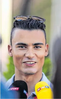  ?? Foto: Hasan Bratic ?? Noch fährt Pascal Wehrlein in einem unterlegen­en Formel-1-Boliden. Das könnte sich aber schnell ändern, denn die Mercedes-Bosse haben ihn im Blick.