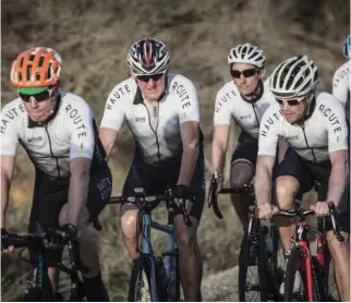  ?? Lloyd Images – ?? TESTING TIME: A file picture of riders during the Haute Route test event which was held last year.