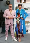  ?? ?? ‘Interior Design Masters’ presenters Alan Carr and Michelle Ogundehin