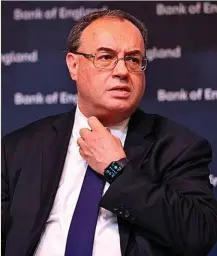  ?? ?? Andrew Bailey, gobernador del Banco de Inglaterra.