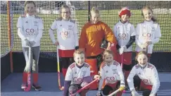 ??  ?? PROMOTION: Halifax’s 10 and under girls are, back from the left, Jessica Sanderson, Lucy Hampshire, Ava Greenwood, Evelyn Rooke, Scarlett Dodds. Front, from the left, Edie Jones, Connie Wood and Savannah Earle