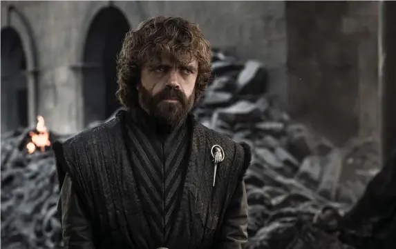  ??  ?? FINAL SHOWDOWN: Peter Dinklage is among several ‘Game of Thrones’ actors likely to land an Emmy nomination Tuesday.