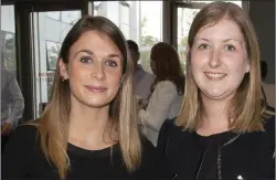  ??  ?? Niamh Carolan (Wells House) and Gemma O’Halloran (Freestyle Consulting and Events).