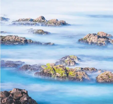  ?? Picture: RYAN FOWLER ?? Hastings Point is a picturesqu­e spot - the use of a long exposure created this stunning and intriguing image.