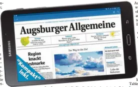  ??  ?? Das Sommerpake­t für Sie: die digitalen Angebote der Zei tung inklusive Tablet.